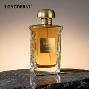Nuevo Envase de Perfume de Vidrio de 100 ml, Botella de Perfume de Vidrio Cuadrada Plana de Lujo, Botella de Perfume de Vidrio Transparente con Caja de Empaque - Product Image 2