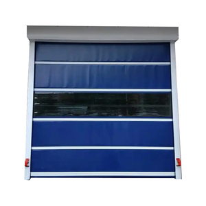 Ventanas transparentes Diseño de estructura de aleación de aluminio Puertas rápidas Puertas de persiana enrollable de alta velocidad automática de PVC <span class=keywords><strong>para</strong></span> talleres - Product Image 1