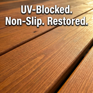 Capa protectora resistente a la intemperie, al agua, a los rayos UV y a la decoloración para pisos de madera en exteriores. - Product Image 3