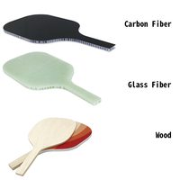 Usapa Thermoformé Personnalisé Raquette Sans Bordure Fabricant Titane Bois T700 Fibre de Carbone Blanc Pickleball Paddle Set