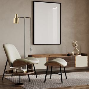 Lampe sur pied dorée 1xe27, design élégant et moderne, idéale pour éclairer les espaces et décorer les salons ou les chambres. - Product Image 1