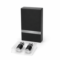 Boîte en carton personnalisée à 2 compartiments avec insert en blister PET transparent, emballage cosmétique pour flacons de peptides lyophilisés, vente en gros OEM