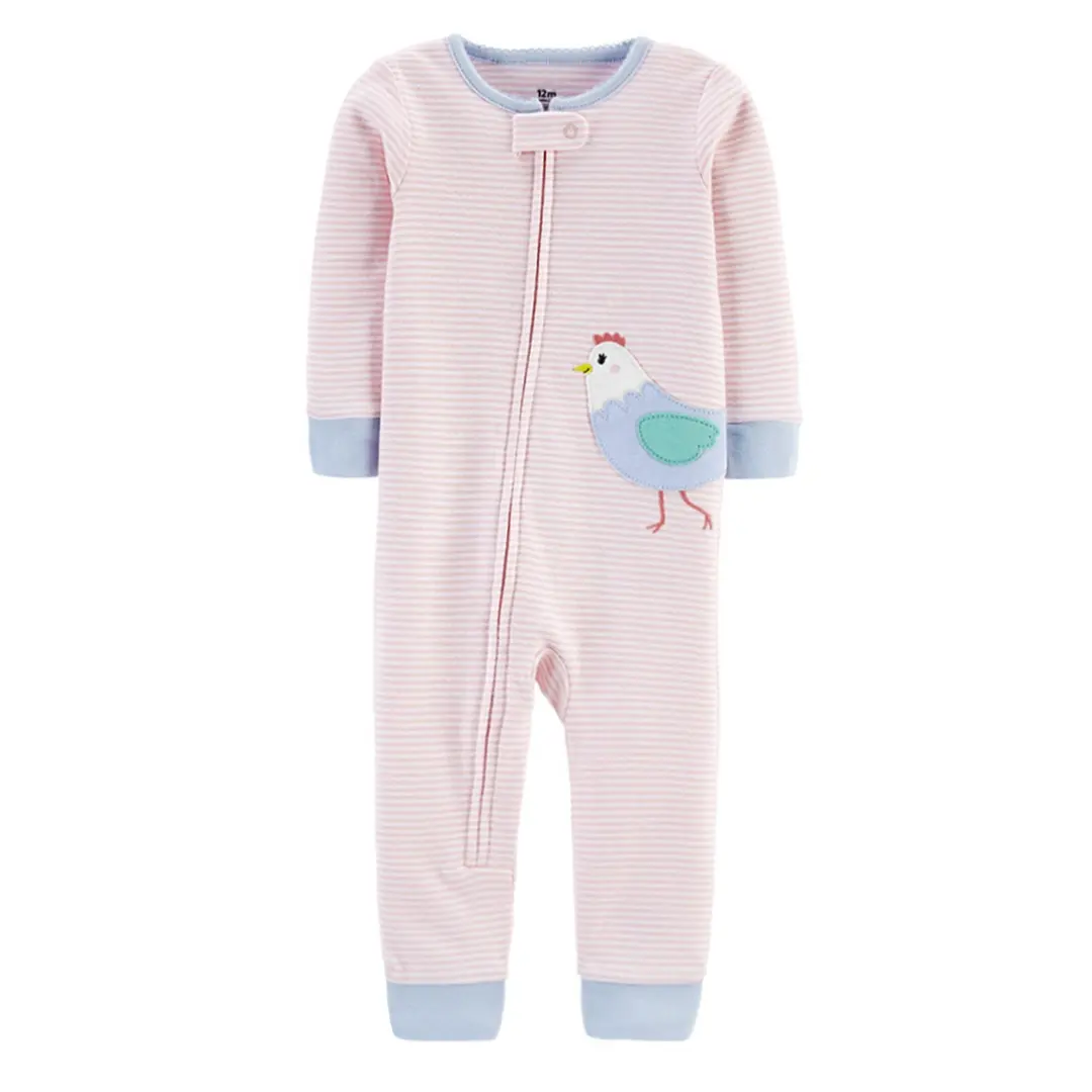 Factory Outlet Baby Kleding Lange Mouw Pyjama Meisje Rits Romper Jongen Lange Klimmen Baby 2020 Bodysuits