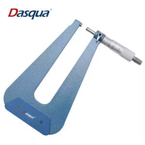Dasqua 0-25mm Special Deep Throat <b>Micrometer</b> Spherical Tube Sheet 0.006mm High Accuracy 4561-1005 Sheet Metal <b>Micrometer</b> - Product Image 6