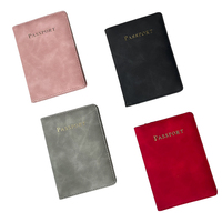 Porte-passeport en PU de haute qualité en cuir PU lisse portable prix porte-documents porte-monnaie porte-passeport personnalisé à bon prix