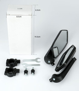 Miroir rétroviseur de vélo en alliage d'aluminium à rotation 360°, miroir de sécurité durable et réfléchissant pour vélo de montagne, miroir de recul plat pour la conduite en extérieur - Product Image 3