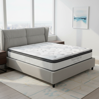 Matelas épais pillow top excellente qualité mousse haute densité antidérapant pour dormeurs sur le ventre chambre maison
