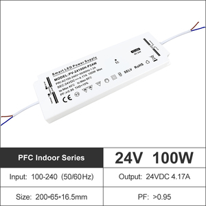 CE/CB/RoHS 100W Ultra Slim Constant Voltage <b>LED</b> Cabinet Strip <b>Driver</b> 100-240V AC-DC 12V <b>24V</b> IP20 Indoor Mirror <b>LED</b> Power Supply - Product Image 5