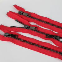 <strong>Best</strong> <strong>Selling</strong> Shiny Black Nickel Teeth 2 <strong>Ways</strong> Metal Zipper for Garment