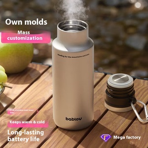 BABLOV Portable grande capacité vide Thermos tasse fleur Sen conception Sports de plein air voyage 316 balle en acier inoxydable de qualité alimentaire - Product Image 6