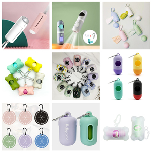 Luxury Customised Logo Waterproof Pet Silicone <strong>Dog</strong> Waste Bags Dispenser Case Poop Poo Bag Holder - Product Image 3