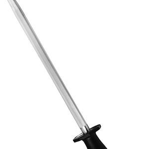 Stainless <b>Steel</b> <b>Knife</b> Sharpener Rod With Black Handle <b>For</b> Kitchen Use Manual <b>Sharpening</b> Tool Yuyao Origin ND R2 - Product Image 4