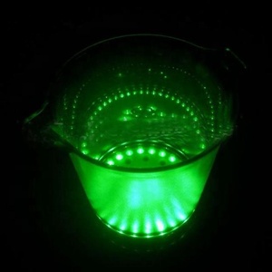 Đảng Deco in logo màu sắc thay đổi Tủ đông Cooler rõ ràng nhựa Xô đá - Product Image 4