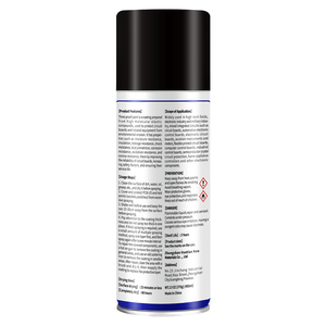 HUOTIAN HT-006 450ml Akrilik Bazlı Aerosol Üçlü Koruma Konformal Kaplama Kırmızı Şeffaf Elektrik İzolasyon Verniği Sprey Boya - Product Image 2