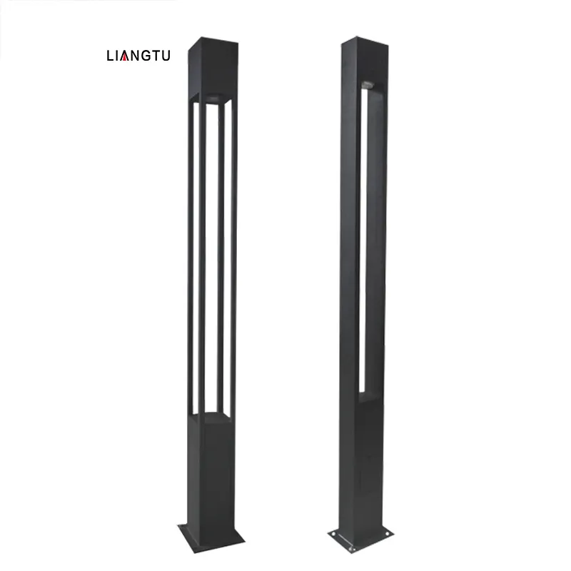 Manufacturer Wholesale Modern Simple Led Courtyard Lamp Die Cast Aluminum Bollard Garden Light Square Outdoor Light