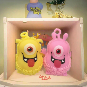 Juguete Sensorial de Peluche con Cara Divertida y Pelo Abundante - 4 Estilos, Material TPR, para Niños de 5 a 7 Años, Marca Cy - Product Image 4