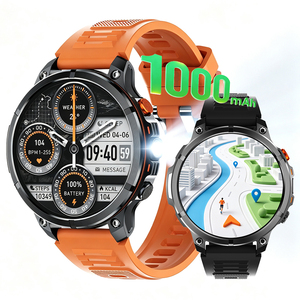 Montre connectée AI avec traduction ChatGPT, lampe de poche, boussole, batterie 1000 mAh, étanche IP68, tracker de <span class=keywords><strong>fitness</strong></span> sportif, GPS, smartwatch - Product Image 1