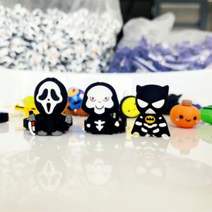 2025 3D citrouille fantôme pieuvre, <span class=keywords><strong>Spider</strong></span>-<span class=keywords><strong>Man</strong></span>, abeille Superman personnalisation Silicone Focus matériau de qualité alimentaire pour stylo perlé - Product Image 3