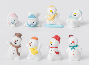 ชุดทำสโนว์โกลบ DIY รูปตุ๊กตาหิมะ ของตกแต่งฉากวินเทอร์วันเดอร์แลนด์คริสต์มาส ของตกแต่งเรซิ่นขนาดเล็ก ของตกแต่งวันหยุดคริสต์มาส ของขวัญ DIY - Product Image 6