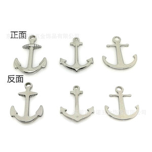 จี้รูปสมอเรือสแตนเลสสำหรับทำเครื่องประดับ DIY อุปกรณ์เสริมสำหรับสร้อยข้อมือ ขายส่ง - Product Image 5
