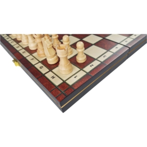 Bộ cờ vua gỗ xếp gọn từ tính 12 inch cho trẻ em, kèm quân cờ, phiên bản cao cấp - Product Image 5