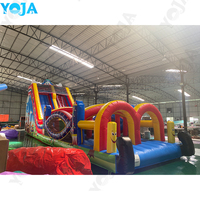 Complexe sportif commercial Yoja, château gonflable interactif Clown Moon, Moonwalk gonflable, trampoline aquatique, château gonflable, trampoline