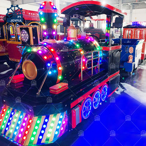 Train électrique sans rail en acier de 24 places certifié CE pour les enfants pour les attractions de centre commercial et les manèges de parc d'attractions - Product Image 4