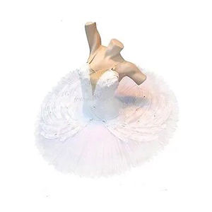 Robe de ballet pour enfants, blanche, Lago des cygnes, La Belle au bois dormant, robe tutu, petite robe de performance de <span class=keywords><strong>danse</strong></span> cygne pour adultes - Product Image 1