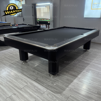 Hot Selling Nine Ball Billardtisch mit Massivholz Schiefer bett für Indoor-Spiele