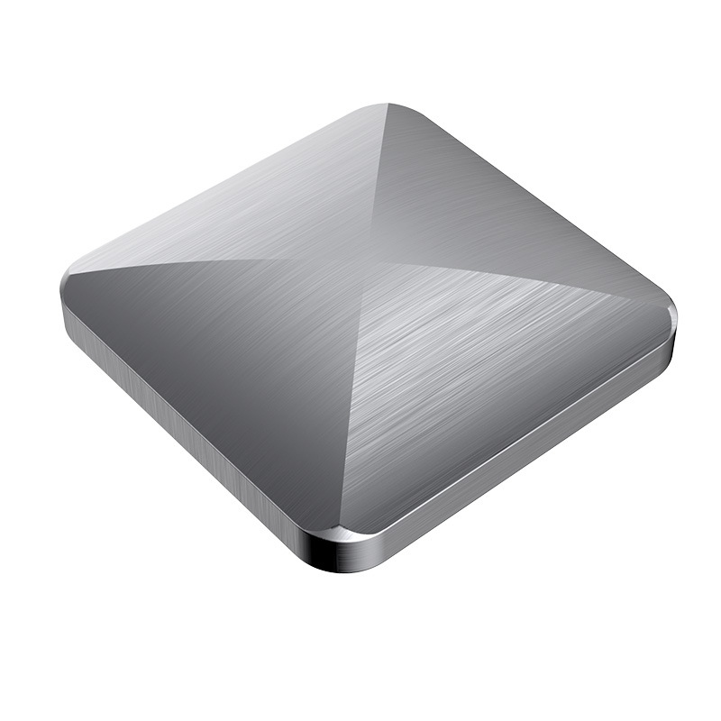 Kinetic energy zinc alloy quadrilateral~ silver naked 91g