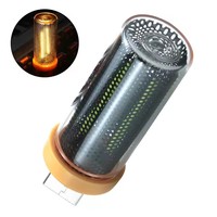 Lampe d'ambiance de voiture USB, veilleuse tactile à intensité variable, LED, rétro, portable, mini bouteille en verre
