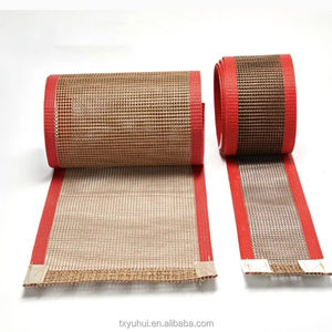 Ceinture de maille de PTFE de machine de durcissement de rétrécissement/UV d'utilisation de longue durée résistante à la chaleur avec le cordon de kevlar - Product Image 2