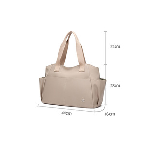 <span class=keywords><strong>Borsa</strong></span> Tote 2025 in tela personalizzata con cerniera grande <span class=keywords><strong>borsa</strong></span> a <span class=keywords><strong>tracolla</strong></span> in tela di cotone con <span class=keywords><strong>scomparti</strong></span> per viaggi di lavoro - Product Image 2