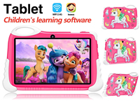Nueva Tablet Educativa de 7 Pulgadas con Android 8.1, Wi-Fi, Alta Definición, Resistente al Agua y a los Golpes, Carga USB-C, Regalo Navideño para Niños