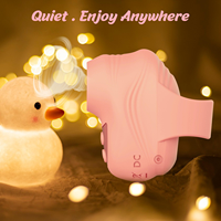 Saugvibrator Flatternder Vibrationsmassager Nippel-Klitoris-Stimulator Finger-Vibrator USB Aufladbar Wasserdicht 10 Frequenzen
