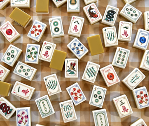 Luxe Gingham Zondagse Mahjong Mat - Natuurrubber Antislip Geluidsreducerend Milieuvriendelijk Opvouwbaar Tafelkleed Casino Gokken Poker - Product Image 6
