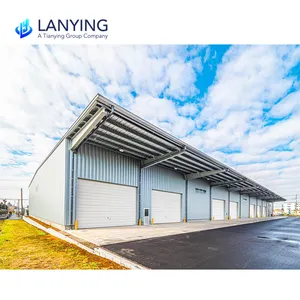 Fast install prefab commercial steel structure hangar workshop building steel structure warehouse construction prefabricated