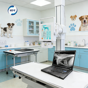 Máquina de Rayos X Veterinaria Portátil Digital de Alta Frecuencia de 5.6kw 8kw 12kw con Detector de Panel Plano y Computadora Portátil - Product Image 5