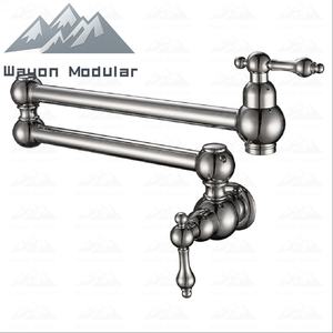 ก๊อกน้ำทองเหลืองขัดเงาแบบติด<span class=keywords><strong>ผนัง</strong></span>พับได้สำหรับเติมน้ำในหม้อ ยี่ห้อ Wayon Commercial - Product Image 5