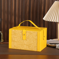 Produits écologiques 2026 Coffret cadeau chocolat en gros  Valise en cuir PU Coffret cadeau fête des mères Caixa Presente