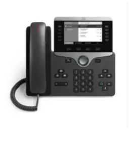 IP Phone seri 8811 8800 seri telepon IP Cisco layar lebar tampilan skala hitam kualitas tinggi komunikasi suara CP-8811-K9 =
