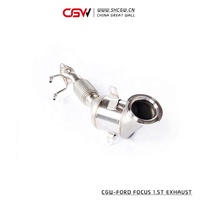 Tubo de escape Valvetronic de acero inoxidable para Ford Focus 1,5 T, venta al por mayor, el último producto