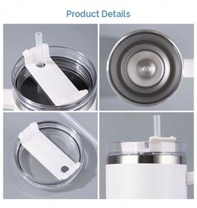 Stainless Steel Tumbler 1200ml <b>Handle</b> Straw Vacuum Insulated Eco-Friendly <b>Travel</b> <b>Mug</b> 12-24 Hours Thermal Insulation Multiple - Product Image 3