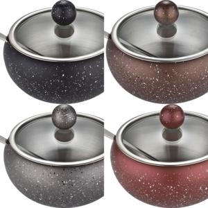 Bol distributeur de sucre de formes multiples Sucrier en acier inoxydable avec cuillère - Product Image 4