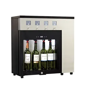 Dispensador de vinho de alta qualidade, compressor automático de alta qualidade com 4 garrafas, dispensador de vinho