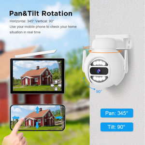 <span class=keywords><strong>Srihome</strong></span> HD 5MP Mini Domo Cámara DE SEGURIDAD Detección humana PTZ Cobertura panorámica Wifi IP Tarjeta de memoria CMOS alimentada por batería - Product Image 6