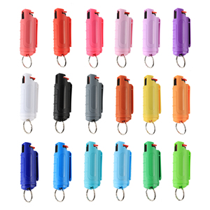 Ensemble de porte-clés de sécurité <span class=keywords><strong>rechargeable</strong></span> avec spray de défense personnelle, motif chat tissé, flacon de <span class=keywords><strong>parfum</strong></span> en forme de rouge à lèvres pour la protection des femmes - Product Image 6