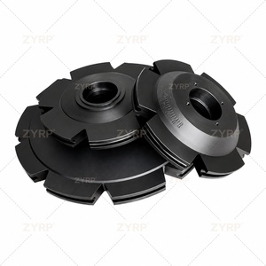 Rueda guía de nylon <span class=keywords><strong>MC</strong></span> de 6 pulgadas para transportador aéreo de riel en T de matadero avícola, pieza de repuesto - Product Image 1