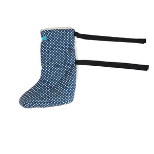 Yuqilin Children's Foot Warmer Blue Polka Dot Fleece Lined Winter Insulated Ankle Brace Cover For Kids - Product Image 4