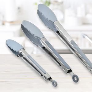 Stainless Steel Kitchen Cooking <b>Tongs</b> Grilling Barbecue <b>Tongs</b> Locking Food <b>Tongs</b> - Product Image 3